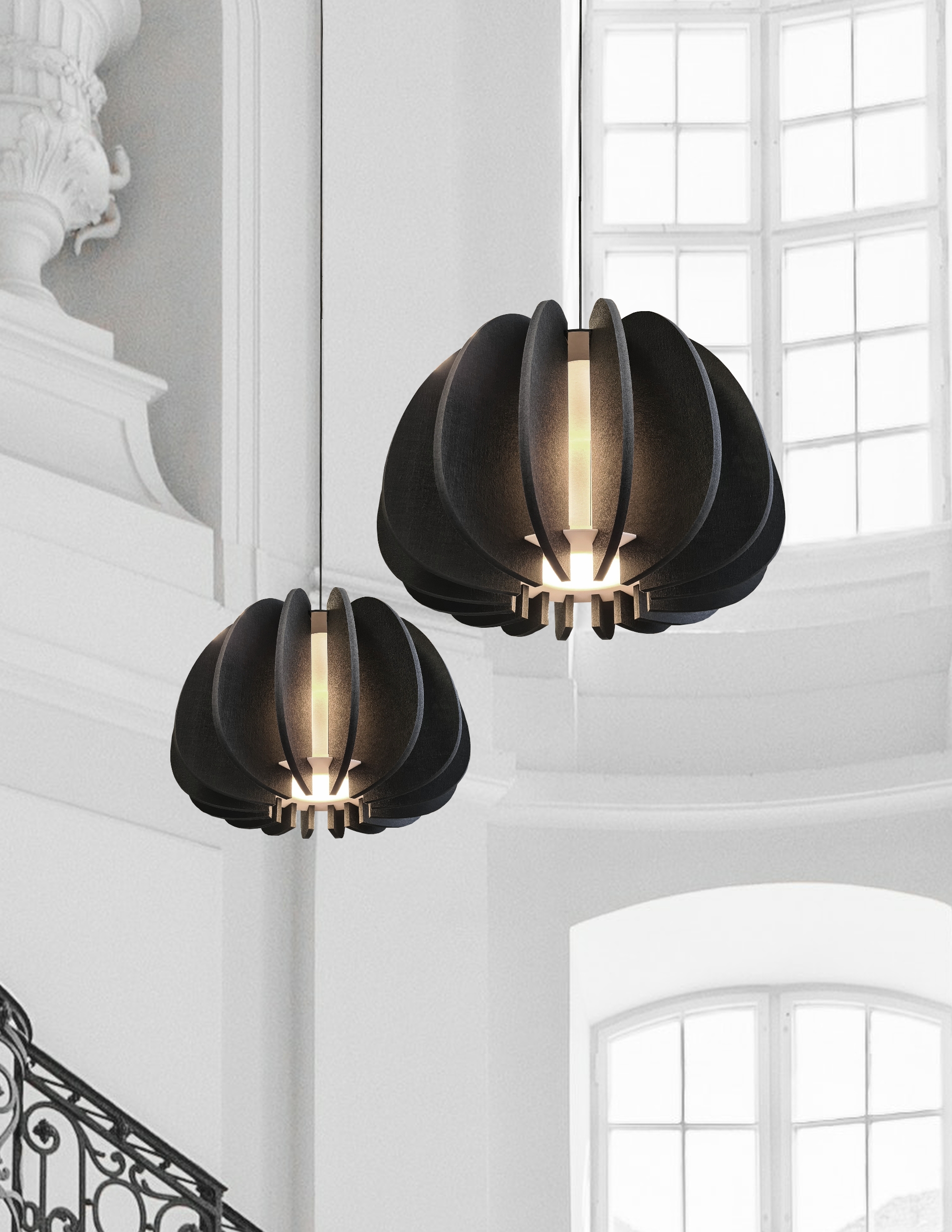 Acoustic Turbine Pendant | Contessa Lighting