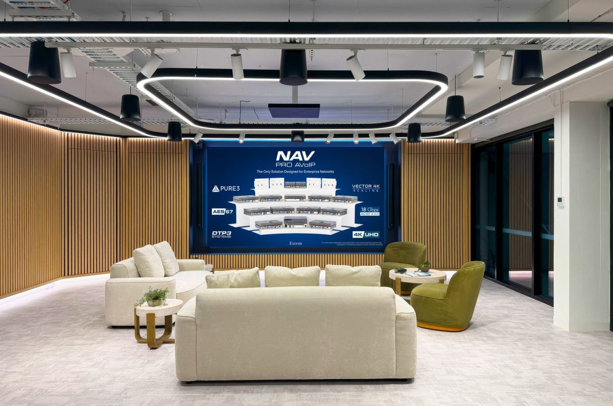 Contessa Contour Linear System in Extron Sydney Suite